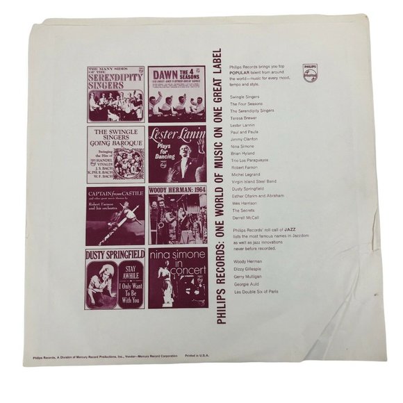 Dusty Springfield Vinyl LP 1964 Record Album Phillips PHM 200-156 Mono Hi Fi - Picture 9 of 12